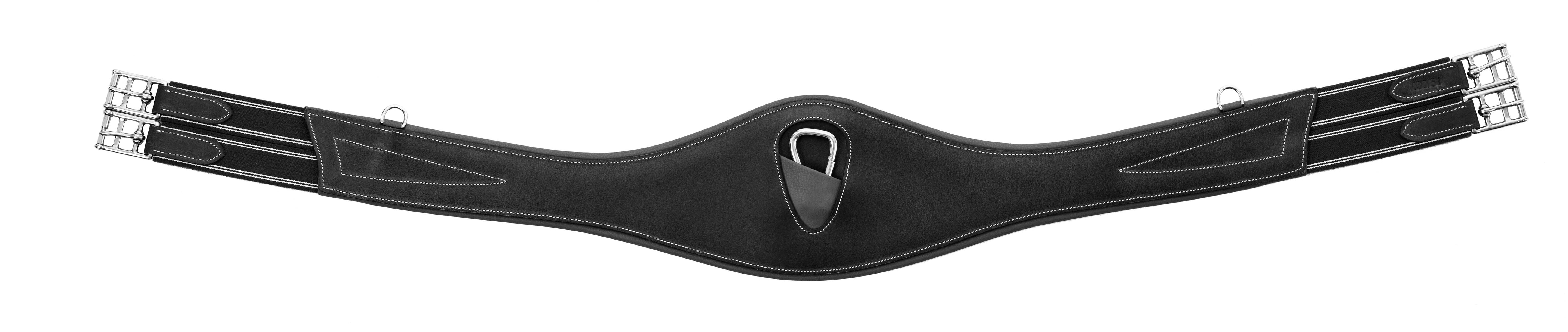 Quilted Leather and Clarino Combination Strap