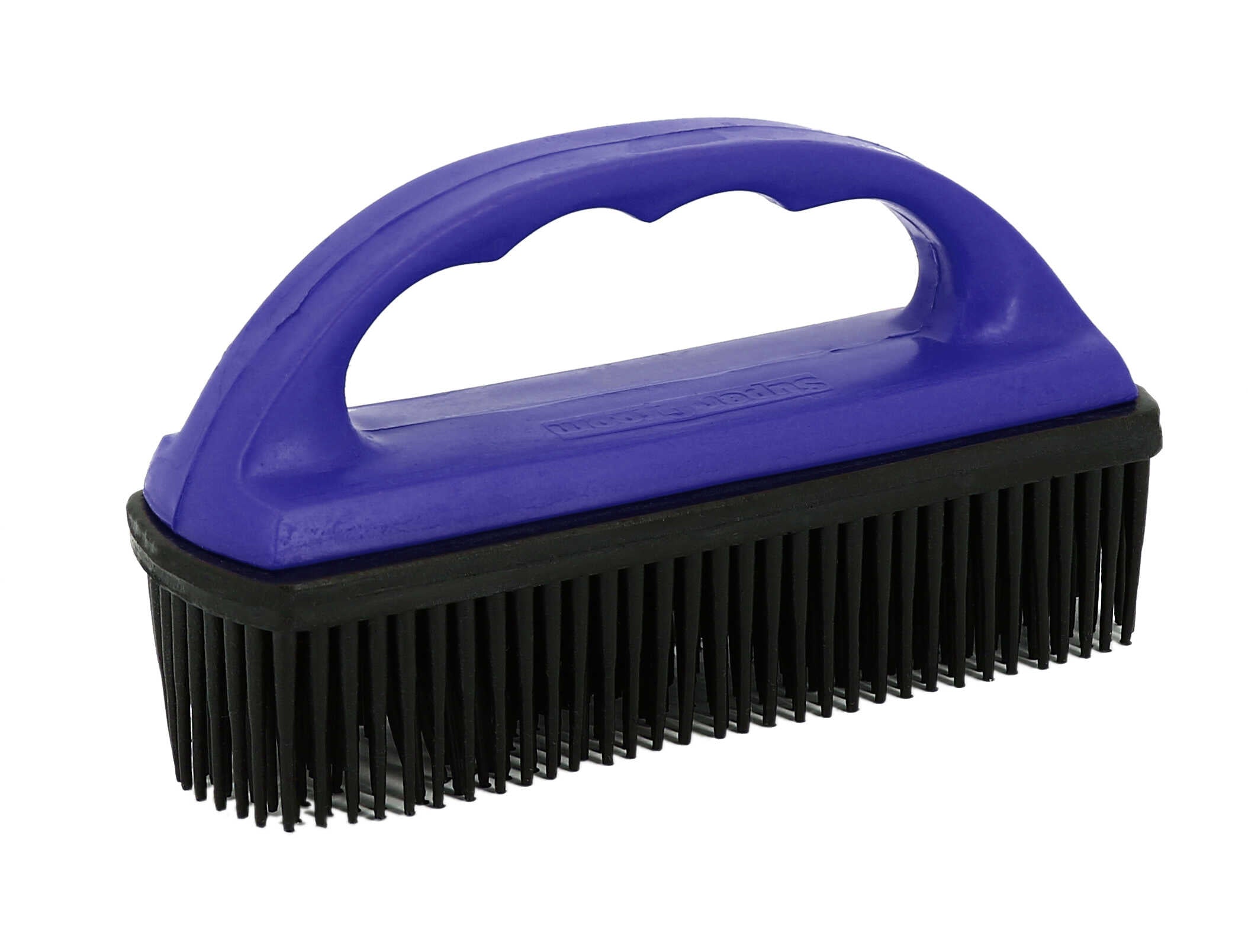 Rubber brush saddle pad