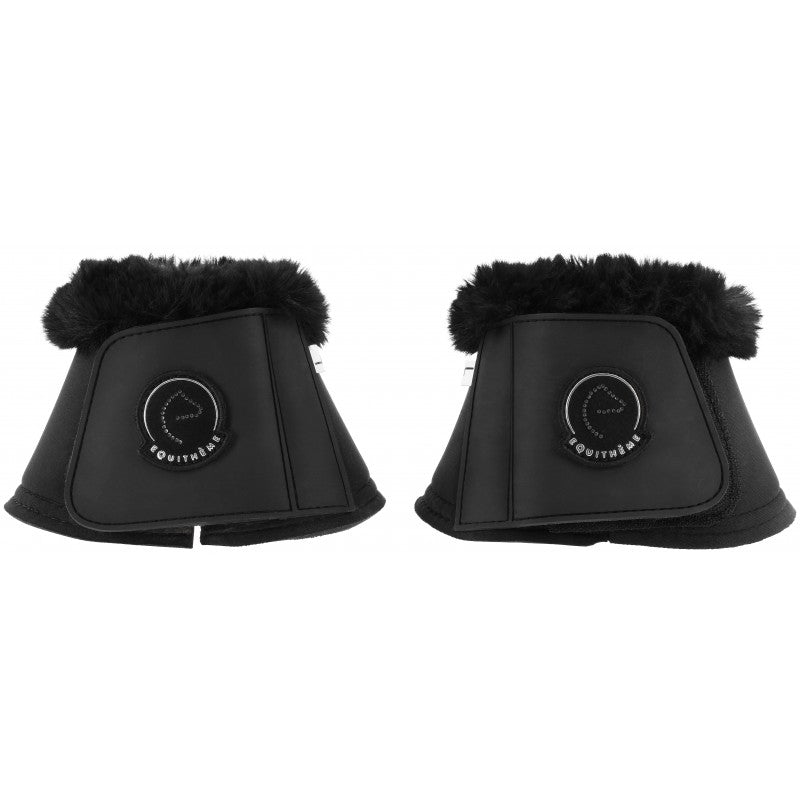 th synthetic sheepskin trim and Norton logo patch – horse hoof protection sold in pairs at Ekkivibes
