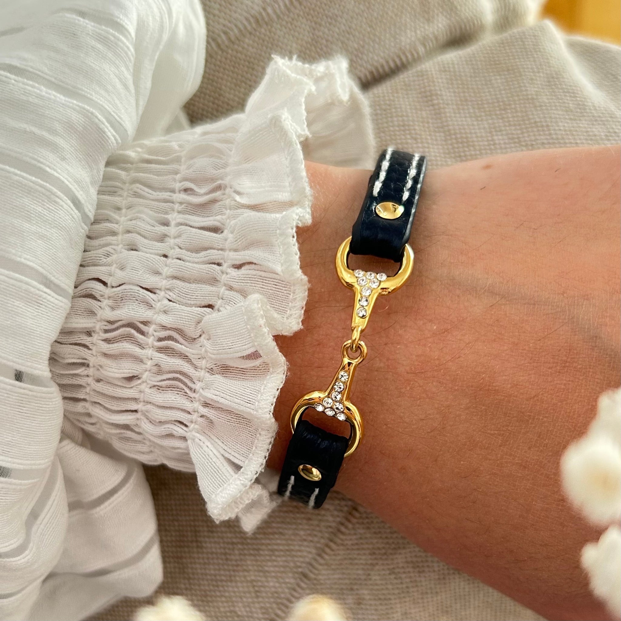 FANO BRACELET WITH RHINESTONES