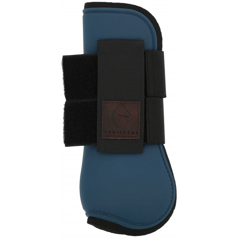 Equitheme Tara pink tendon boot with neoprene lining and elastic bands – anatomical horse leg protection at Ekkivibes
