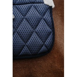 Breathable 3D Mesh Saddle Pad with Sheepskin Lining