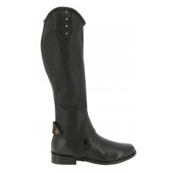 Synthetic Leather-effect Mini-chaps with Rhinestones
