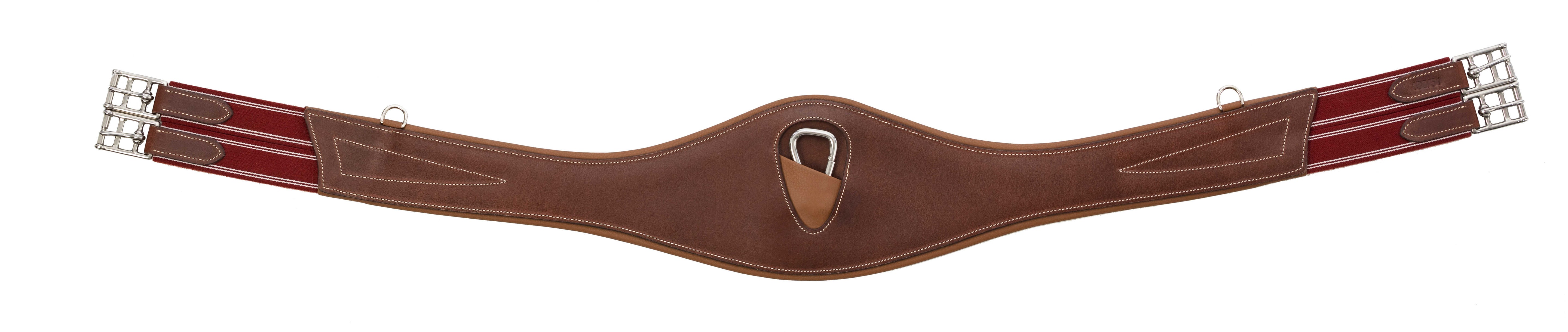 Quilted Leather and Clarino Combination Strap
