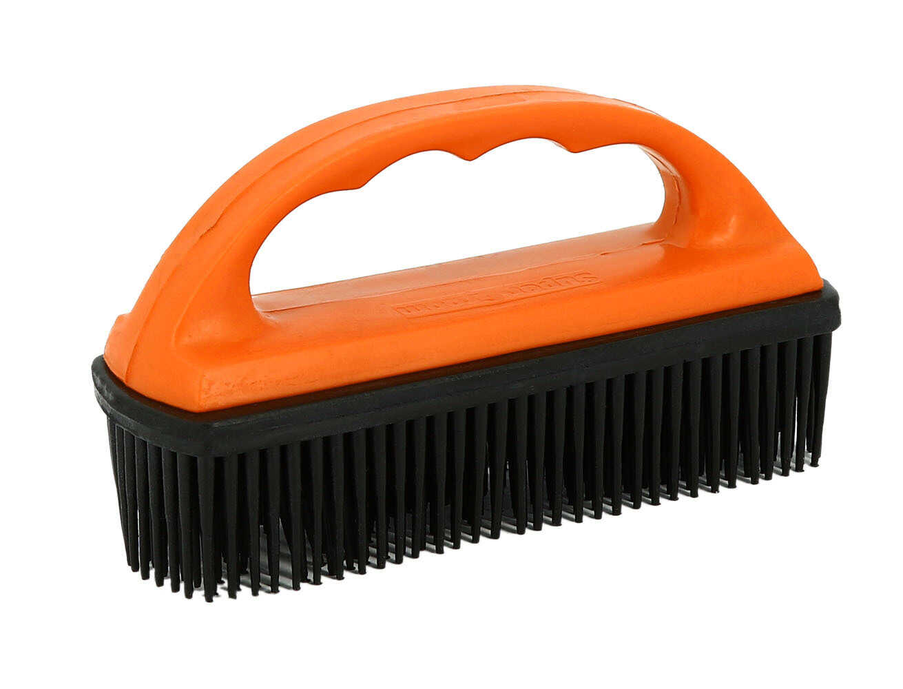 Rubber brush saddle pad