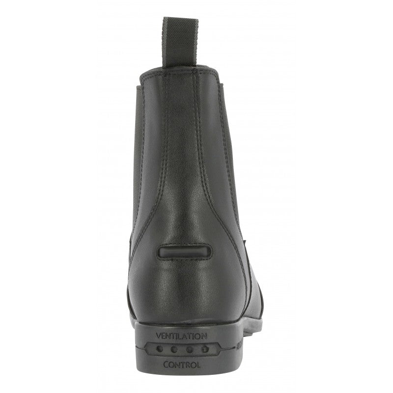 Eco-friendly riding boots recycled bonded leather behind view – Ekkivibes