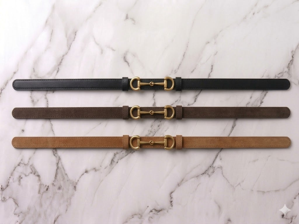 Horse4Me Thin Leather Belt