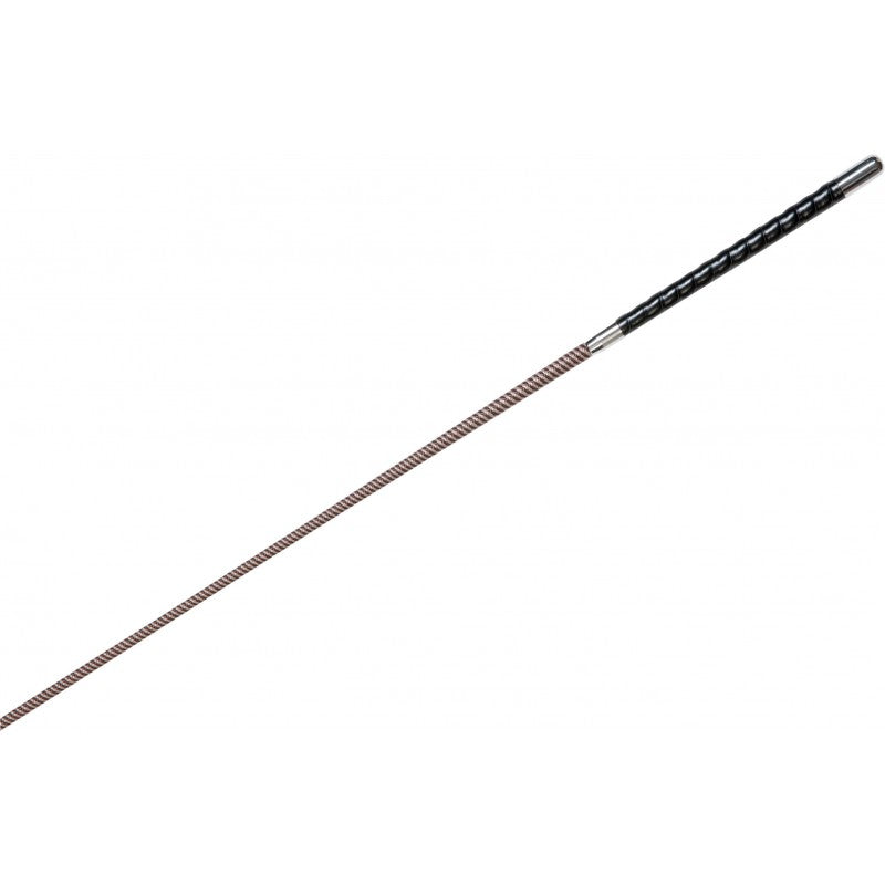 Two-tone sky/black collapsible lunge whip with non-slip handle – equestrian groundwork whip by W&go at Ekkivibes