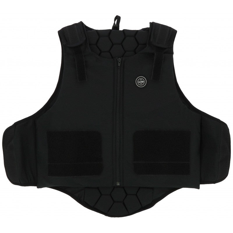 Equithème Hexaflex Back Protector – Interior View – Hook-and-Loop Closure System