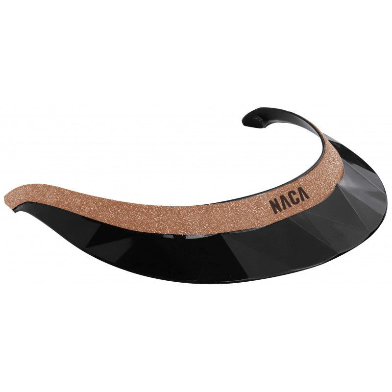 NACA GlowUp Crystal Fabric magnetic helmet visor black gold – Ekkivibes